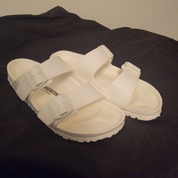 White Birkenstock EVA Slide Sandal Women's size 40 - Picture 2 of 6